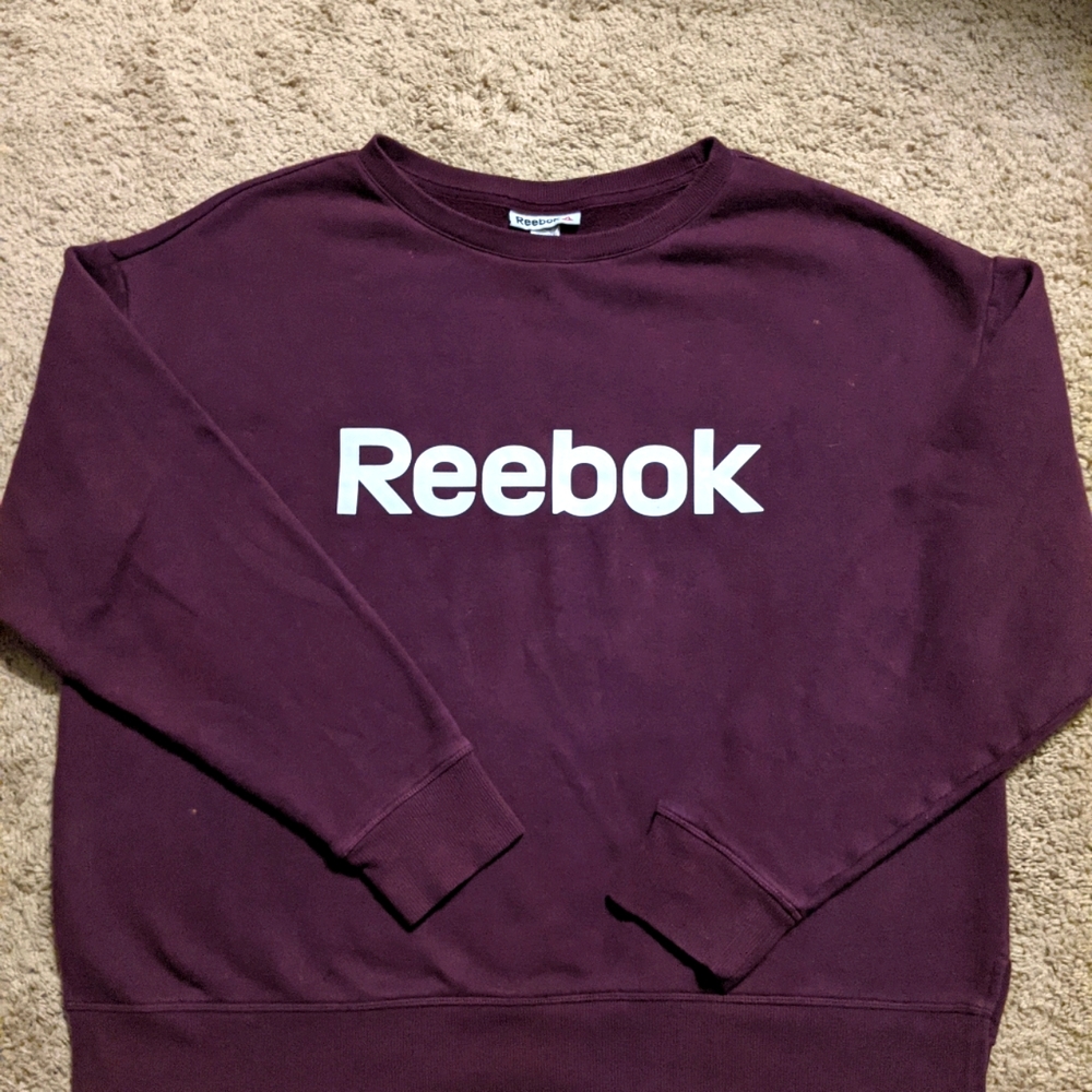 Reebok purple sweatshirt